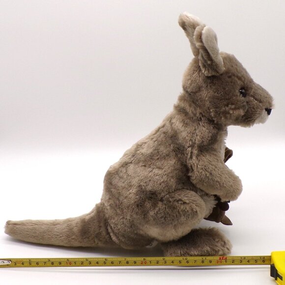 Wild Republic Kangaroo Plush with Baby Joey Pouch Mom 12" Stuffed Animal Toy - Picture 12 of 12